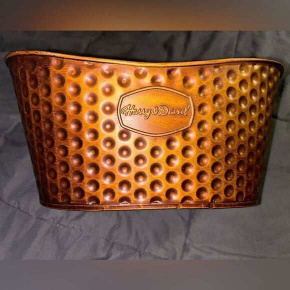 Harry and david tin metal basket - Picture 1 of 5